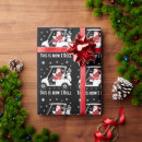 Search for funny santa wrapping paper Gag