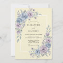 Search for blue and lavender wedding invitations Botanical
