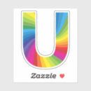 Search for monogram u stickers Letter
