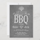 Search for barbecue engagement party invitations Chalkboard