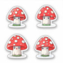 Search for mushroom kawaii stickers Mushrooms