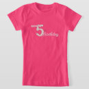 Search for 5th birthday tshirts Pink