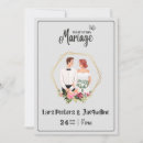 Search for creative suite postcards Modern monogrammed folded marriage