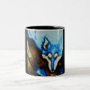 Search for abstract dog mugs Blue
