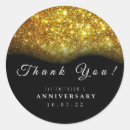 Search for anniversary thank you stickers Gold