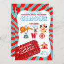 Search for circus 2nd birthday invitations Party