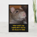 Search for funny rat birthday cards Humour