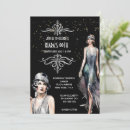 Search for silver art deco invitations Great gatsby