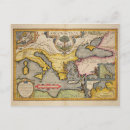 Search for map of the mediterranean sea postcards Europe
