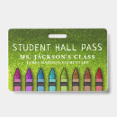 Search for teacher hall pass Colourful