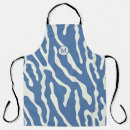 Search for blue and cream aprons Abstract