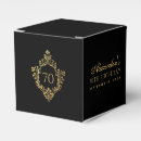 Search for 70th birthday favour boxes Thank you