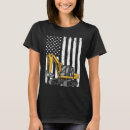 Search for construction womens tshirts Excavator