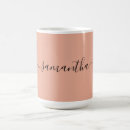 Search for pink name mugs Calligraphy
