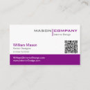 Search for purple business cards Modern
