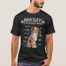 Search for australian shepherd funny tshirts Anatomy