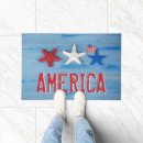 Search for 4th of july doormats Red white blue