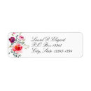 Search for elegant floral return address labels Simple