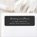 Search for dark gray return address labels Elegant