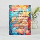 Search for leaves birthday invitations Autumn