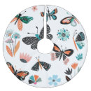 Search for butterflies tree skirts Illustration