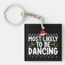 Search for dance key rings Santa
