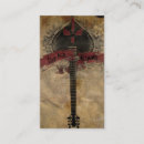 Search for rock n roll business cards Skull