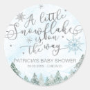 Search for snowflake invitation stickers Watercolor