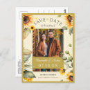 Search for sunflower save the date postcards Elegant