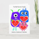 Search for monsters valentines day cards For kids