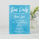 Search for blue water invitations Modern