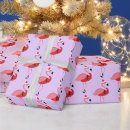 Search for pink flamingo christmas wrapping paper Animal pattern