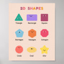 Search for cute shapes posters For kids
