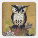 Search for vintage owl stickers Brown