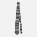 Search for black and white horizontal stripes ties Simple