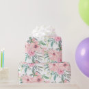 Search for floral watercolor wrapping paper Girly