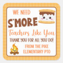 Search for teachers thank you stickers End of year teacher