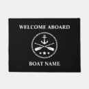 Search for welcome aboard doormats Boat