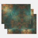 Search for distressed gift wrap Turquoise