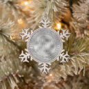 Search for pewter christmas tree decorations Silver