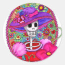 Search for day of the dead stickers floral