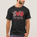 Search for peace love cure tshirts Pulmonary