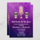 Search for unique halloween wedding invitations Skull
