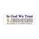 Search for god return address labels Jesus