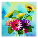 Search for vibrant flowers posters Vase
