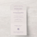 Search for purple and ivory wedding invitations Qr code