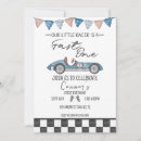 Search for vintage race car invitations Fast one
