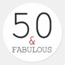 Search for birthday typography stickers Fifty