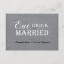 Search for eat drink and be married White