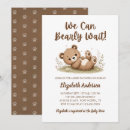 Search for we can bearly wait baby shower invitations Adorable